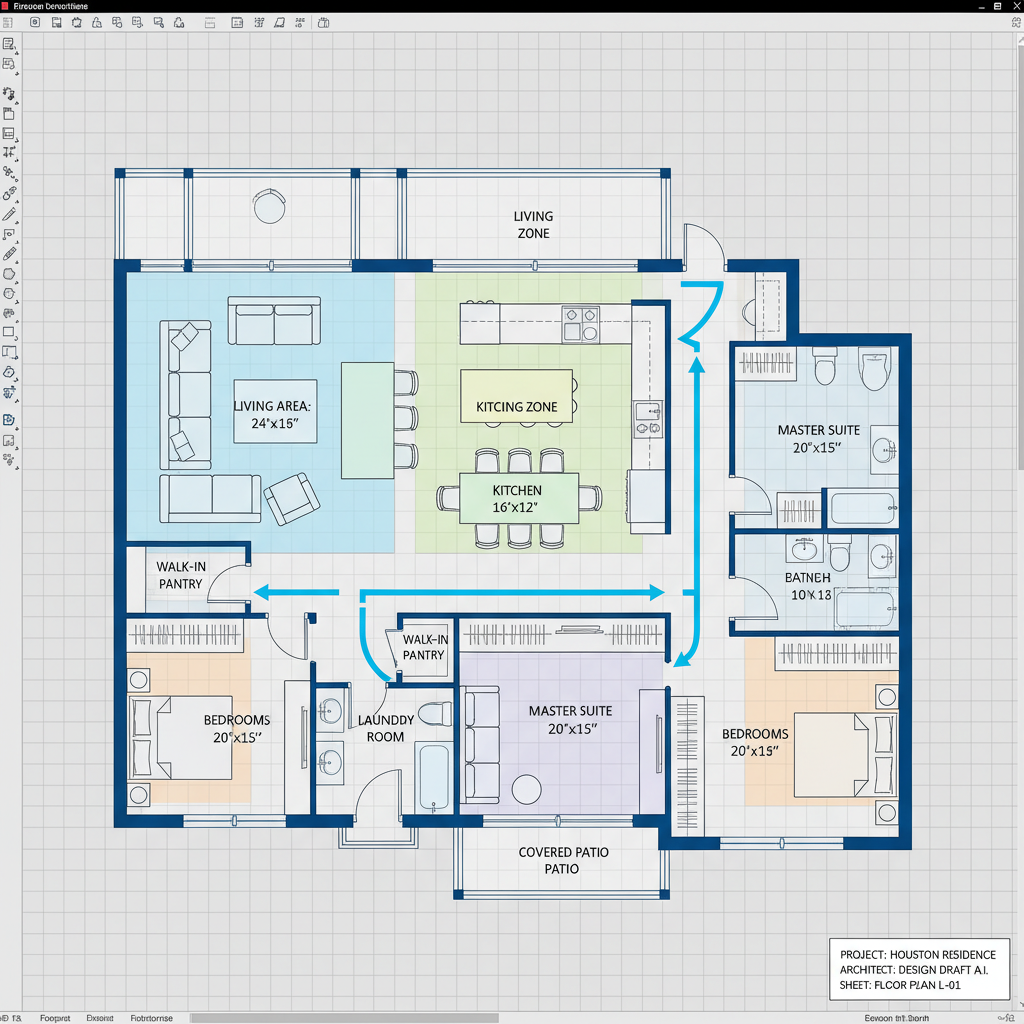 Space Planning & Layout Design - Tell Projects Commercial Houston TX
