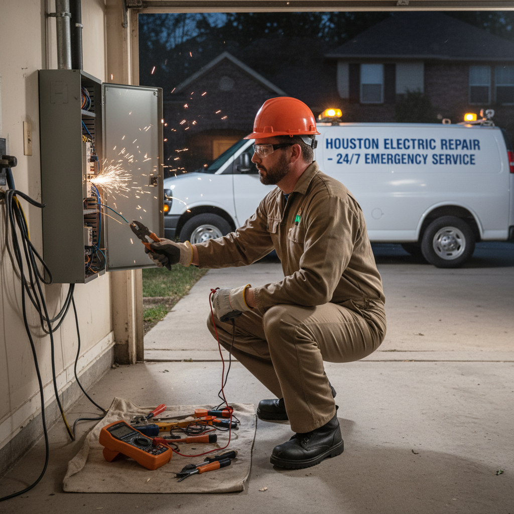 24/7 Electrical Emergency Repairs - Tell Projects Commercial Houston TX