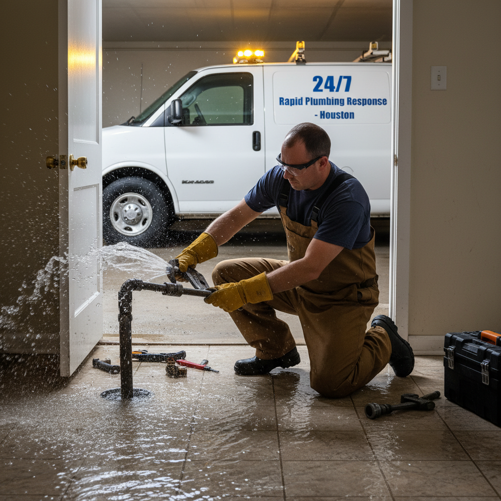Plumbing Emergency Services - Tell Projects Commercial Houston TX
