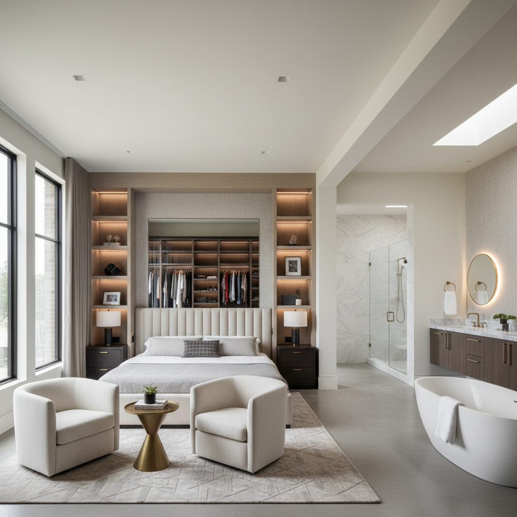 Master Bedroom Suite Houston - Tell Projects Commercial Houston TX