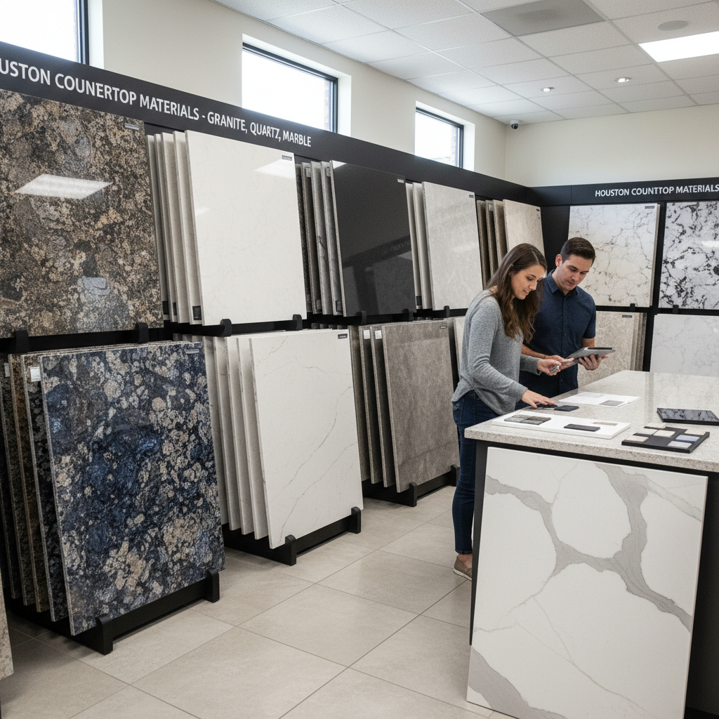Countertop Material Selection - Tell Projects Commercial Houston TX
