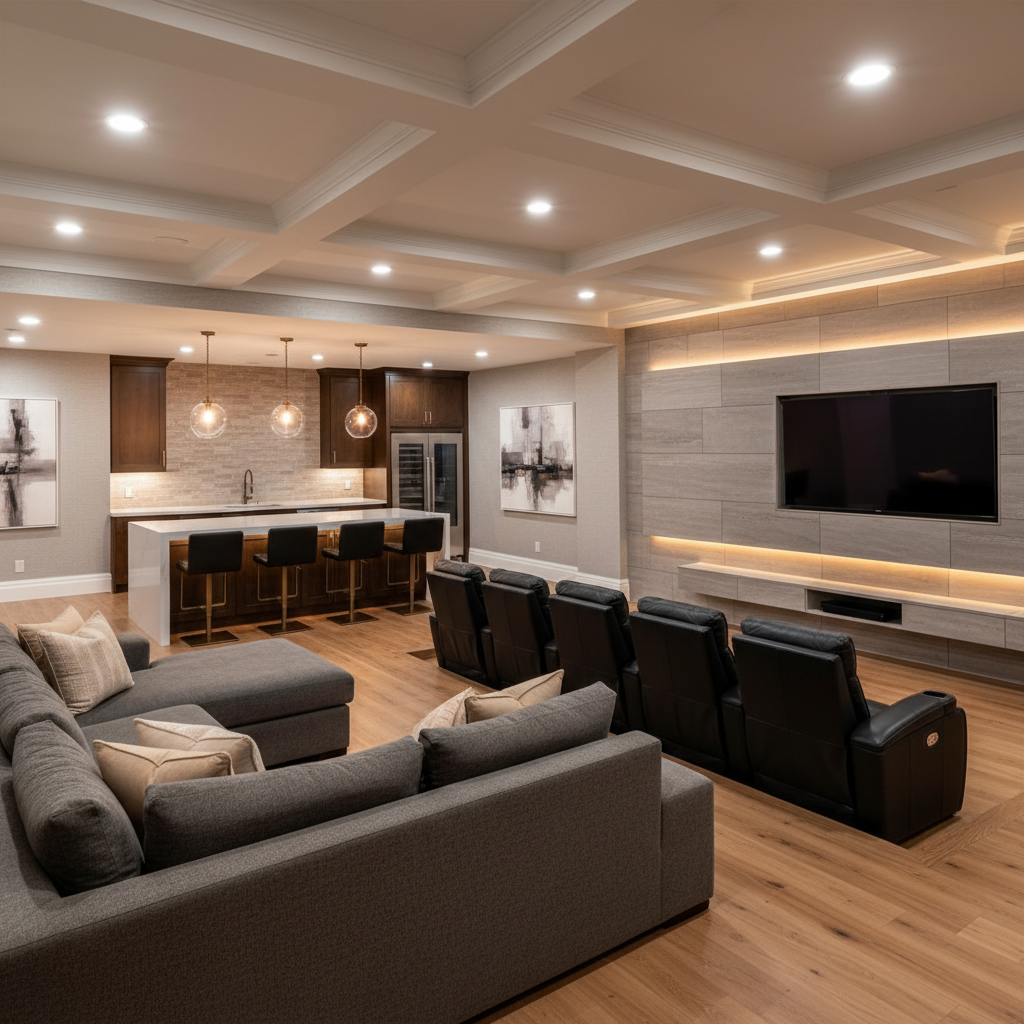 Finished Basement Cinco Ranch - Home Remodel in Cinco Ranch TX