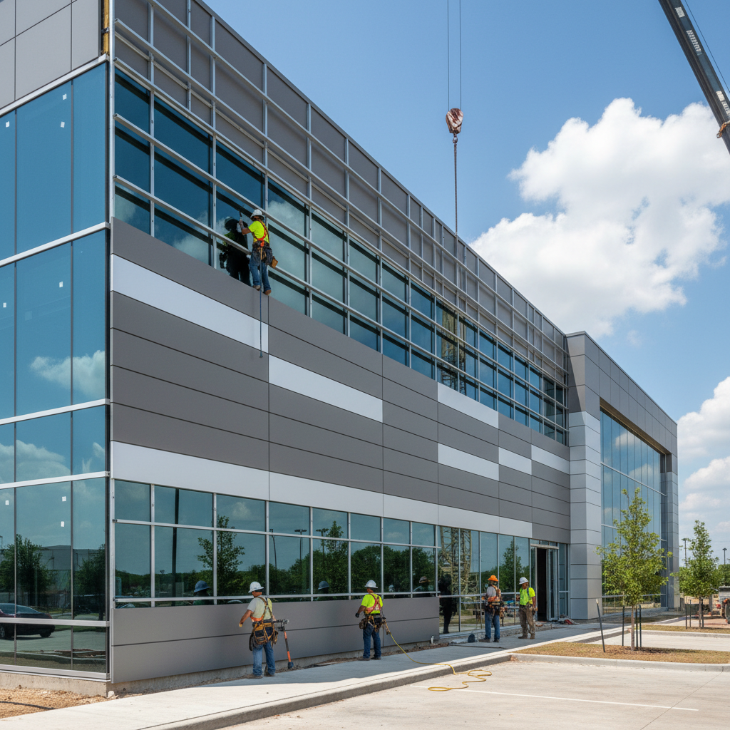 Commercial Exterior Cladding The Woodlands TX