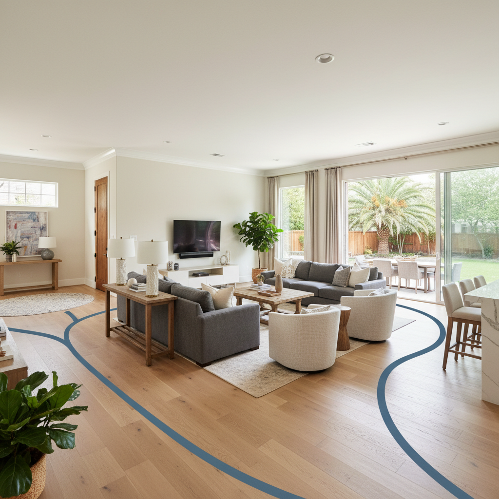 Furniture & Traffic Flow Planning - Tell Projects Commercial Houston TX