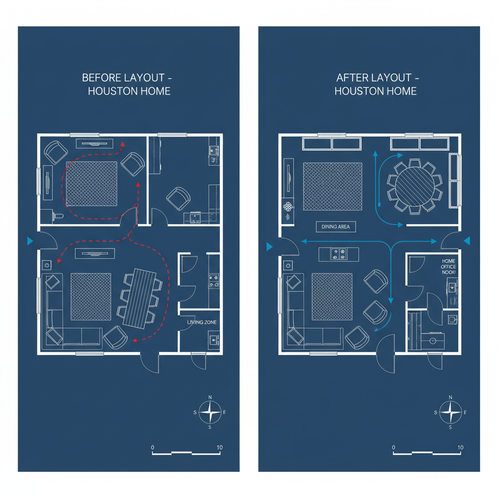Room Layout Optimization Houston - Tell Projects Commercial Houston TX